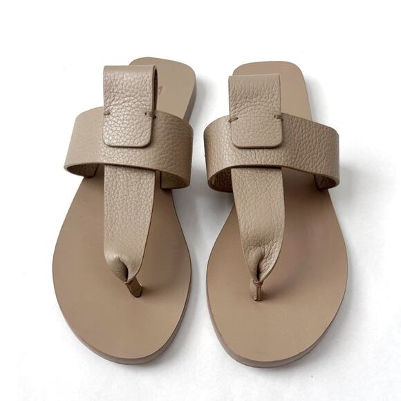 MERCEDES CASTILLO ‘MC-Tanna’ Flat Leather Sandals Size 9.5 - Picture 3 of 9